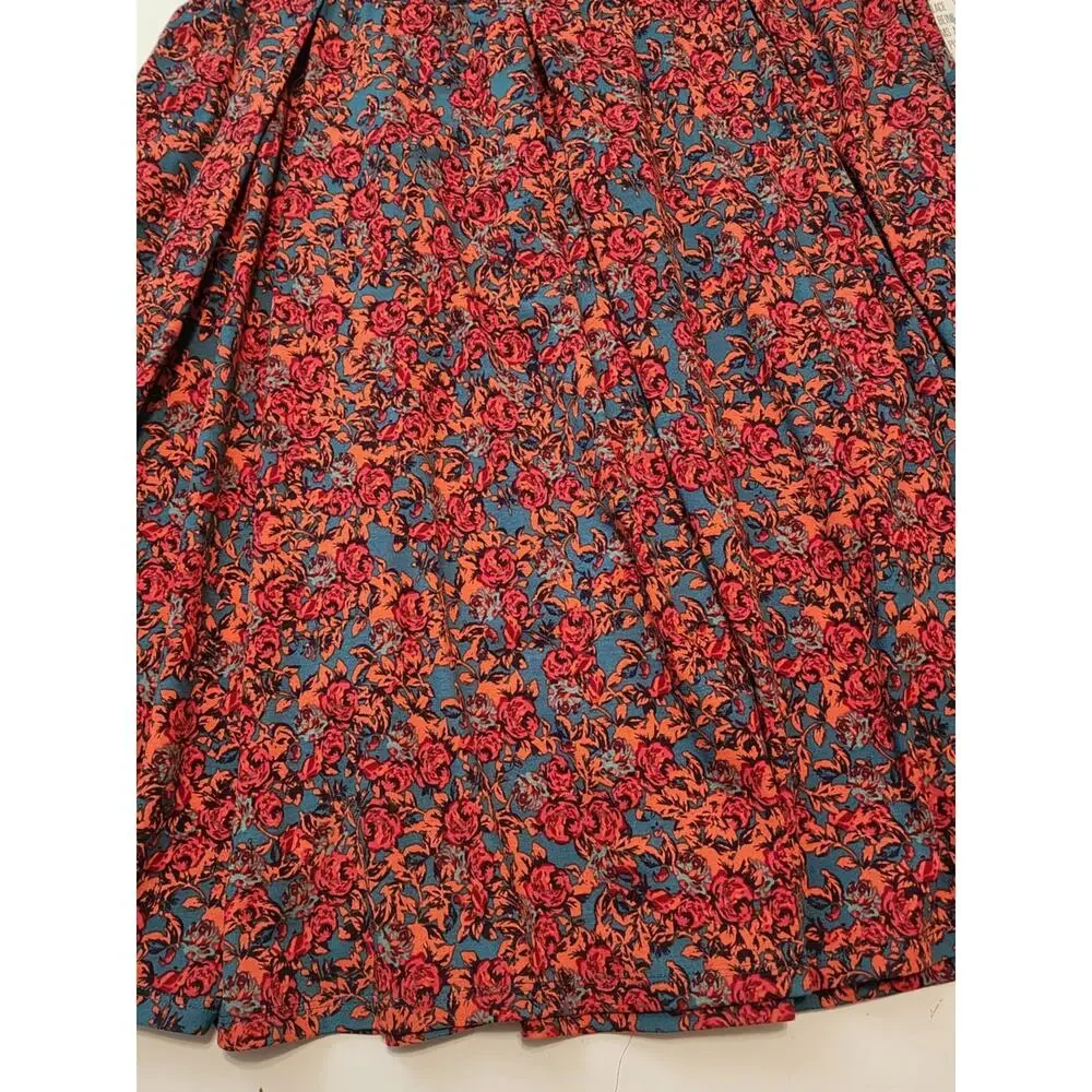 LulaRoe Madison Skirt, XL, Floral, NWT